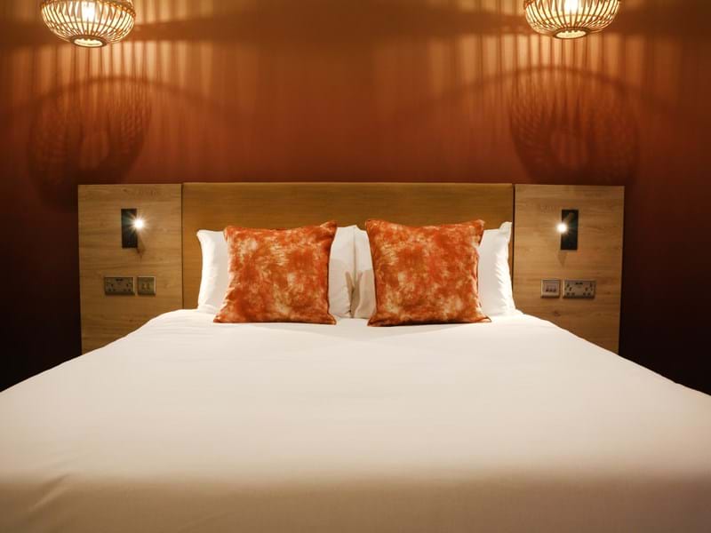 Orange Bedroom Hex Hotel Night